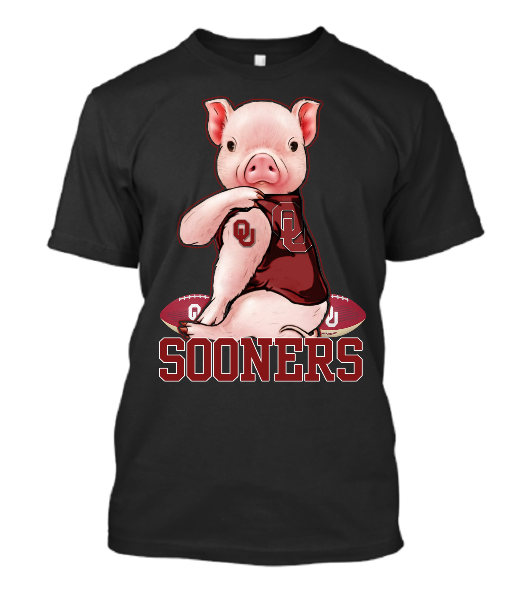 OU Pig Sooners Football T-Shirt
