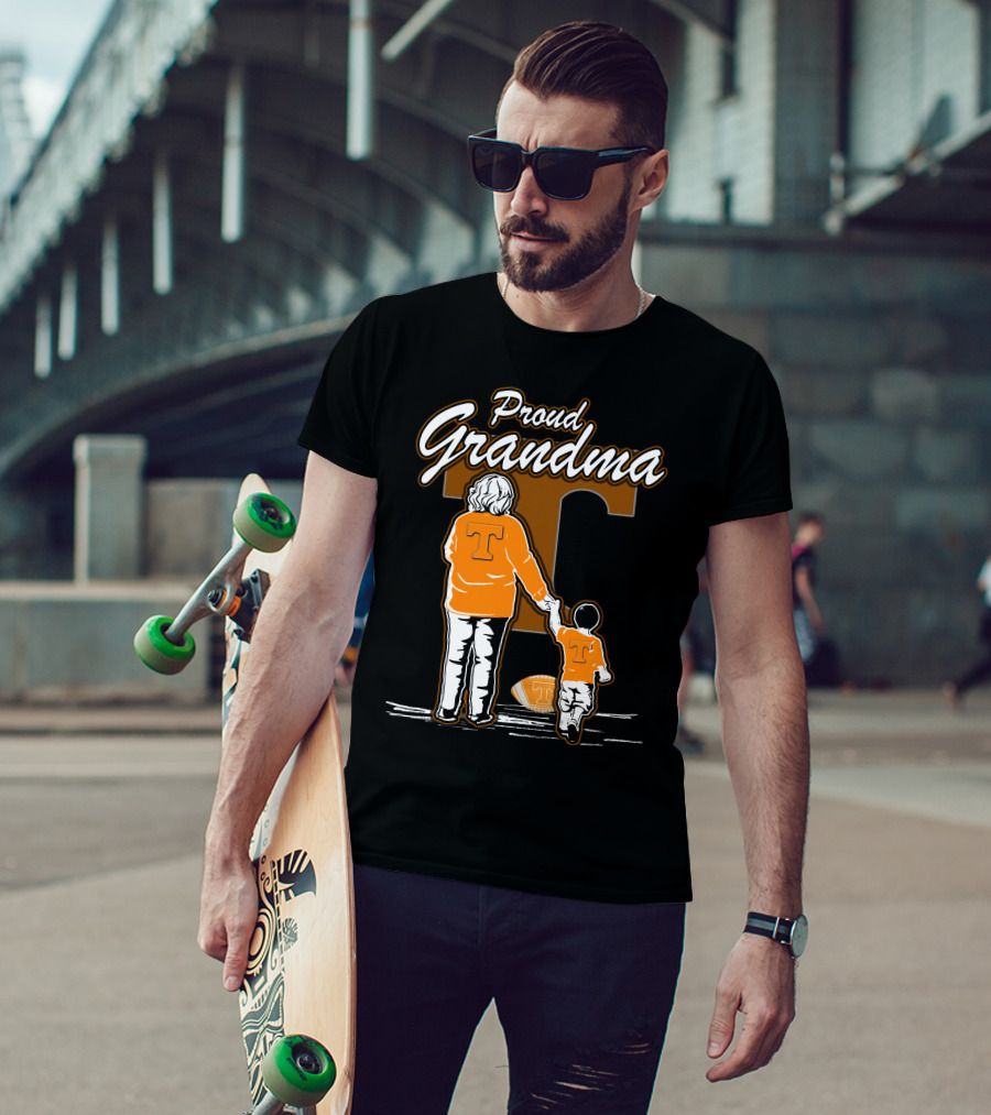Proud Grandma Tennessee Volunteers Football T-Shirt