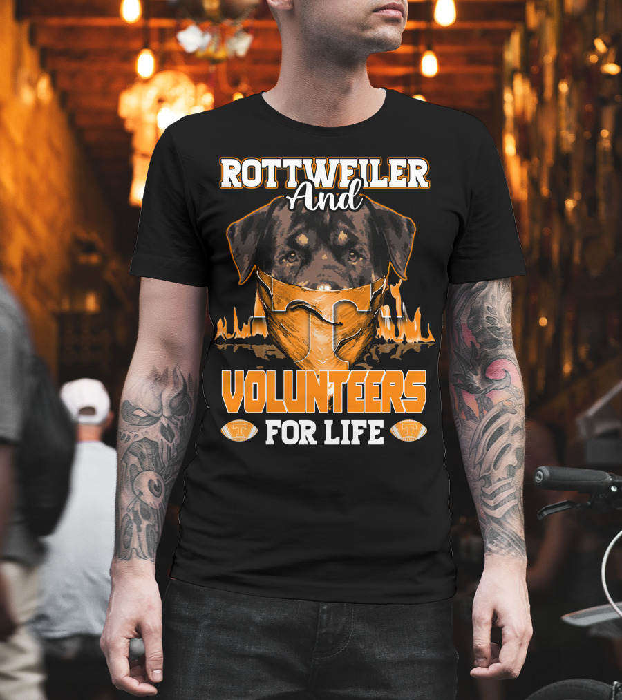 Rottweiler And Volunteers For Life Tennessee T-Shirt