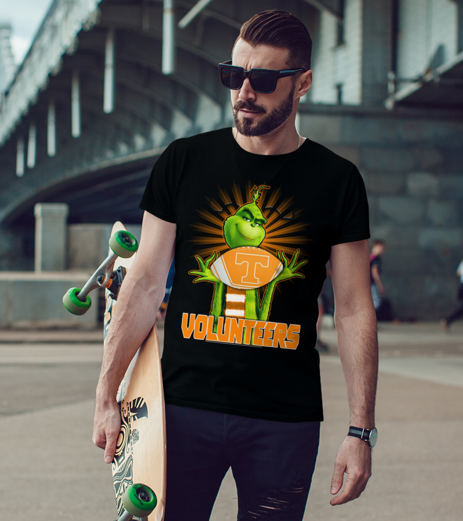 Grinch Volunteers Tennessee Football T T-Shirt