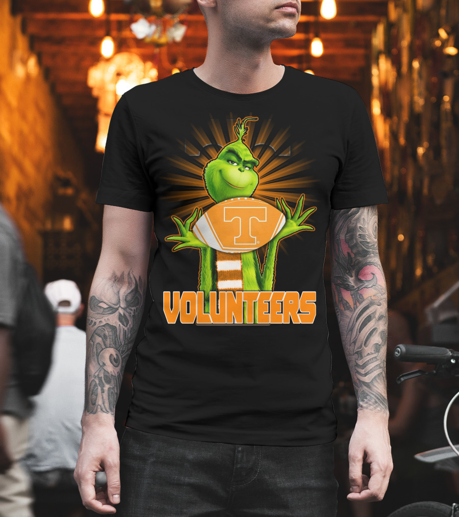 Grinch Volunteers Tennessee Football T T-Shirt