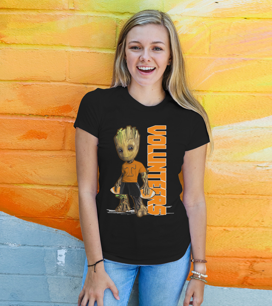 Groot Tennessee Volunteers Football Fan T-Shirt