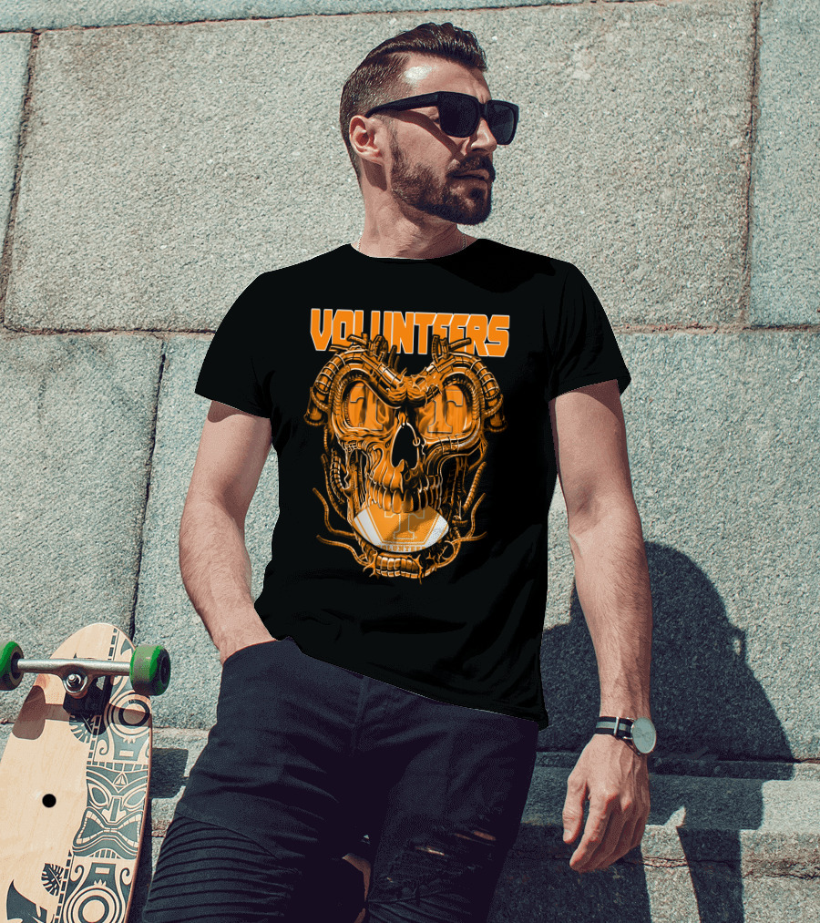 Volunteers Dragonskull Tennessee Football T-Shirt