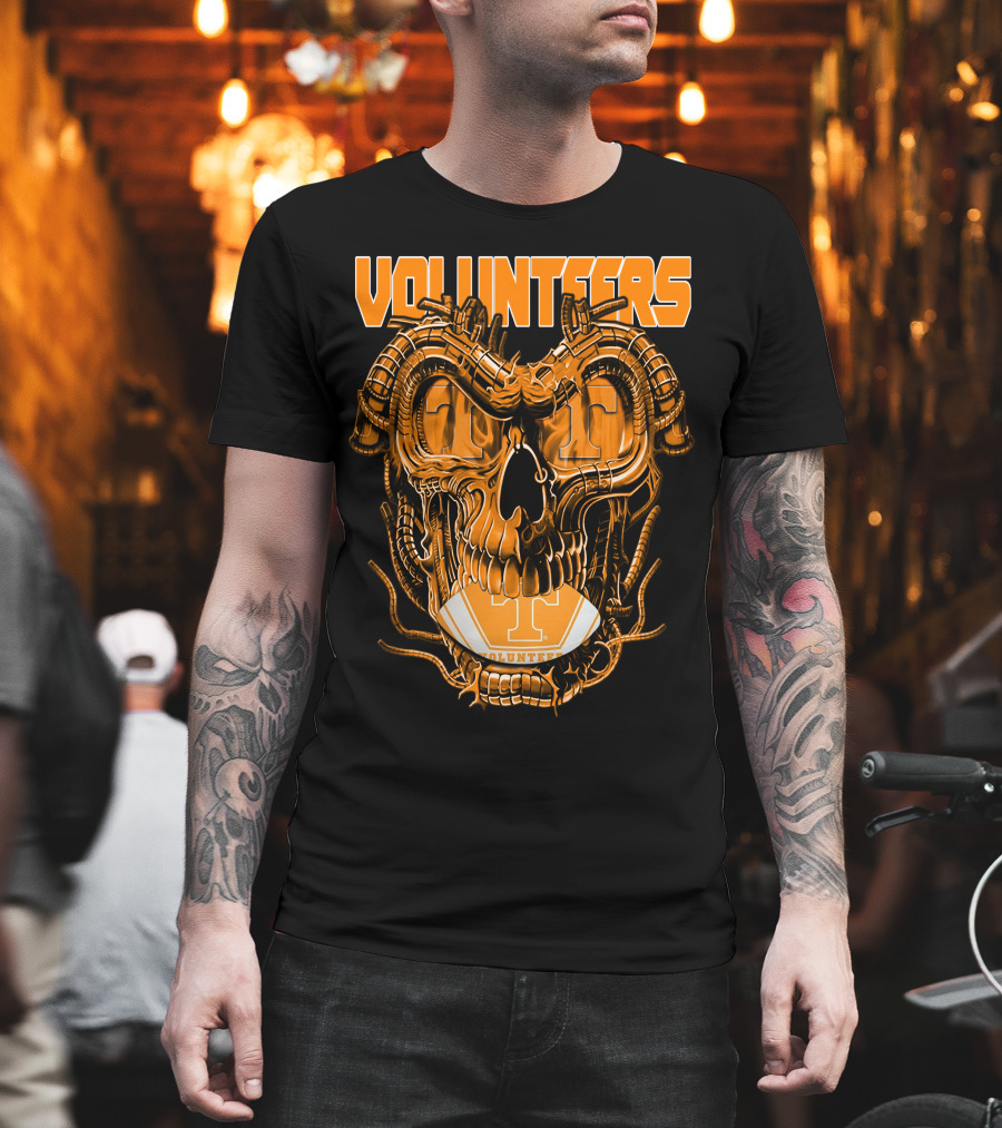 Volunteers Dragonskull Tennessee Football T-Shirt