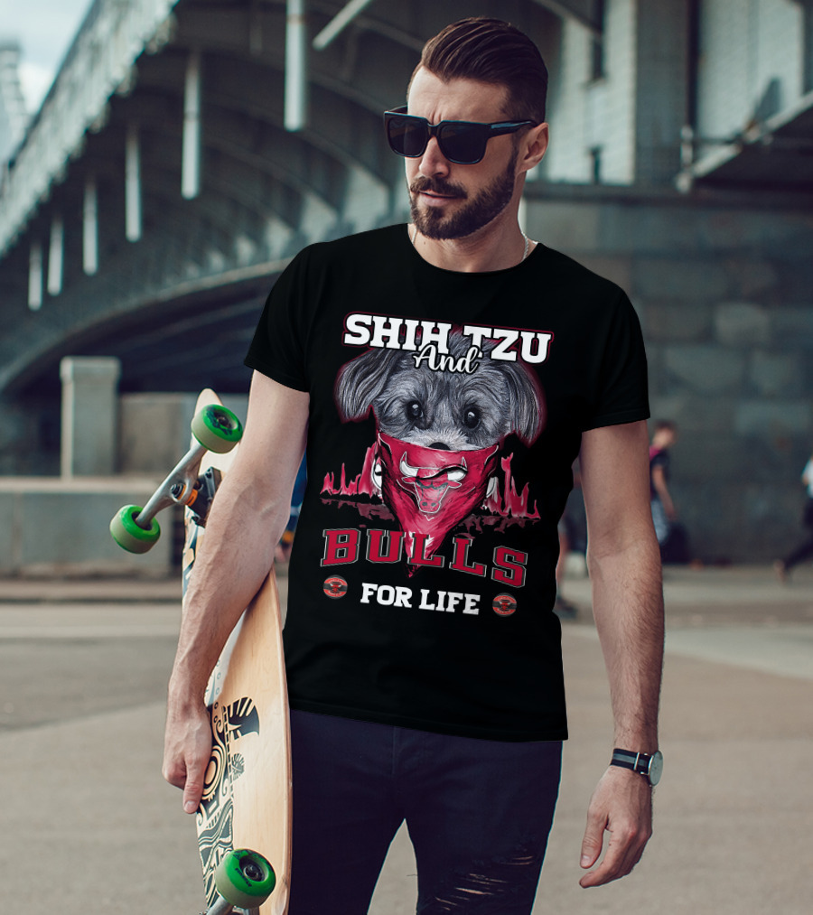 Shih Tzu And Bulls For Life T-Shirt