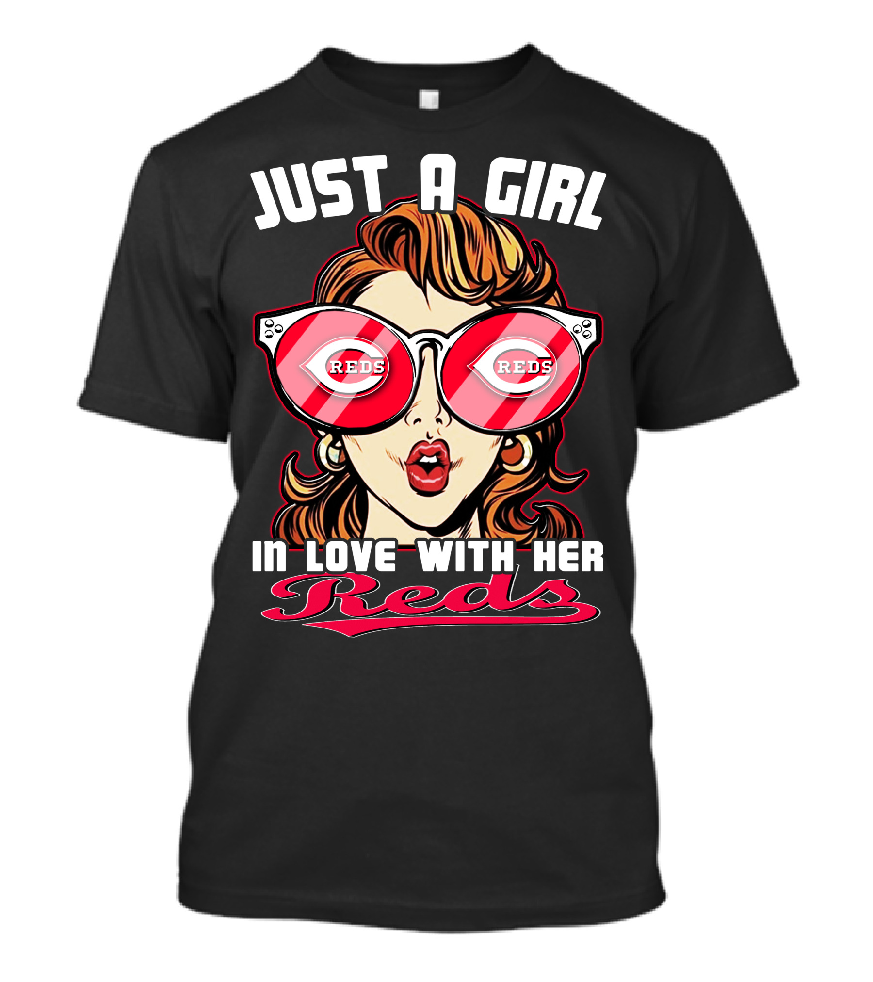 Just A Girl In Love With Her Reds T-Shirt