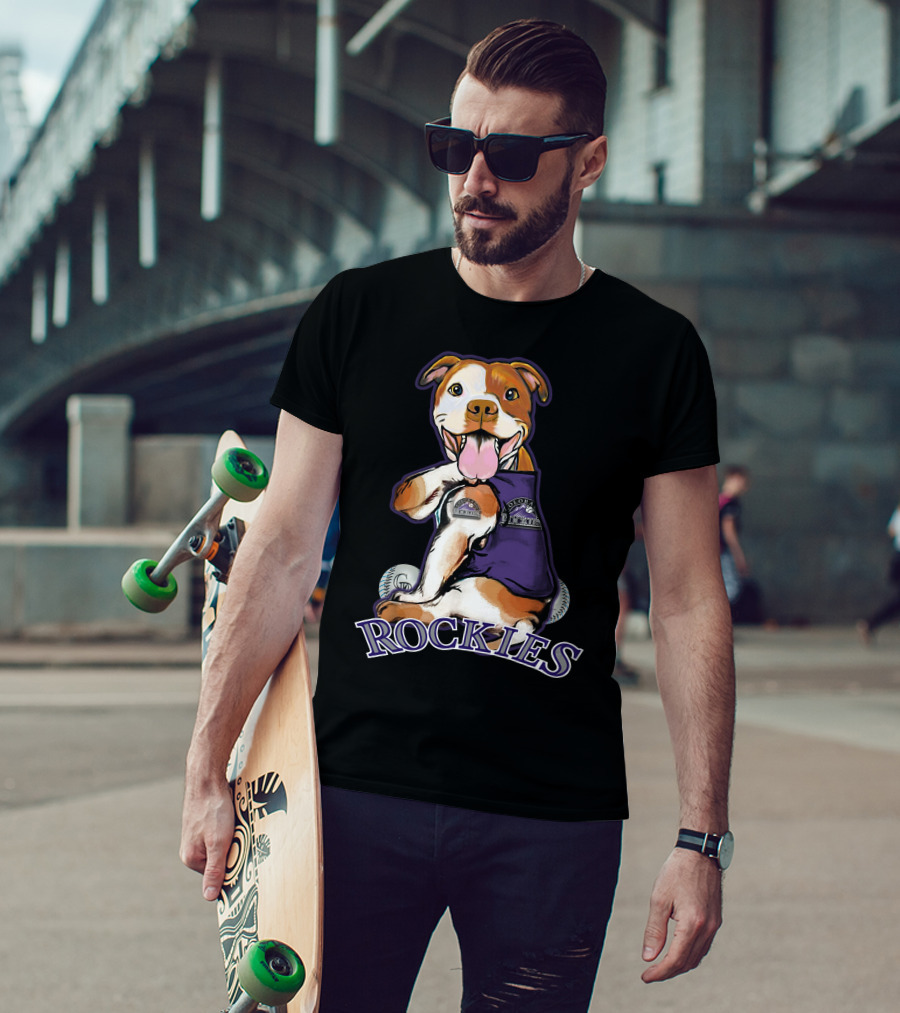 Rockies Pittbull Colorado Baseball T-Shirt