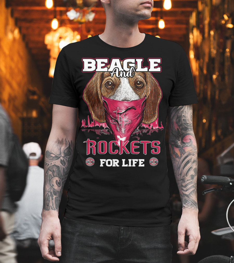 Beagle And Rockets For Life Houston Rockets T-Shirt