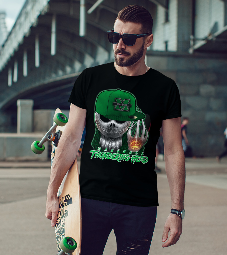Marshall Thundering Herd Jackskull The Herd T-Shirt