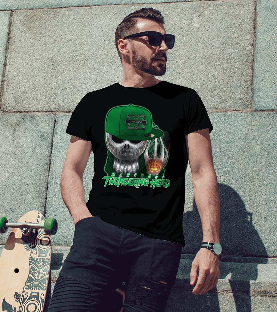 Marshall Thundering Herd Jackskull The Herd T-Shirt