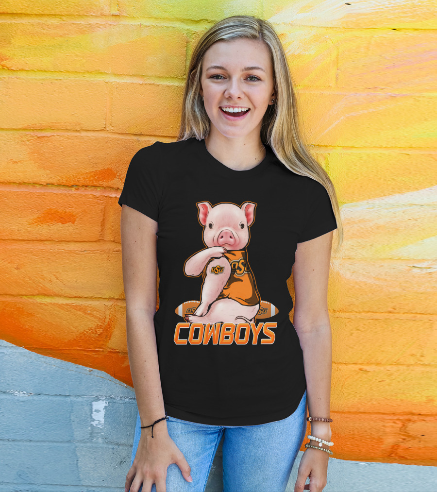 OSU Pig Cowboys Football Oklahoma State T-Shirt