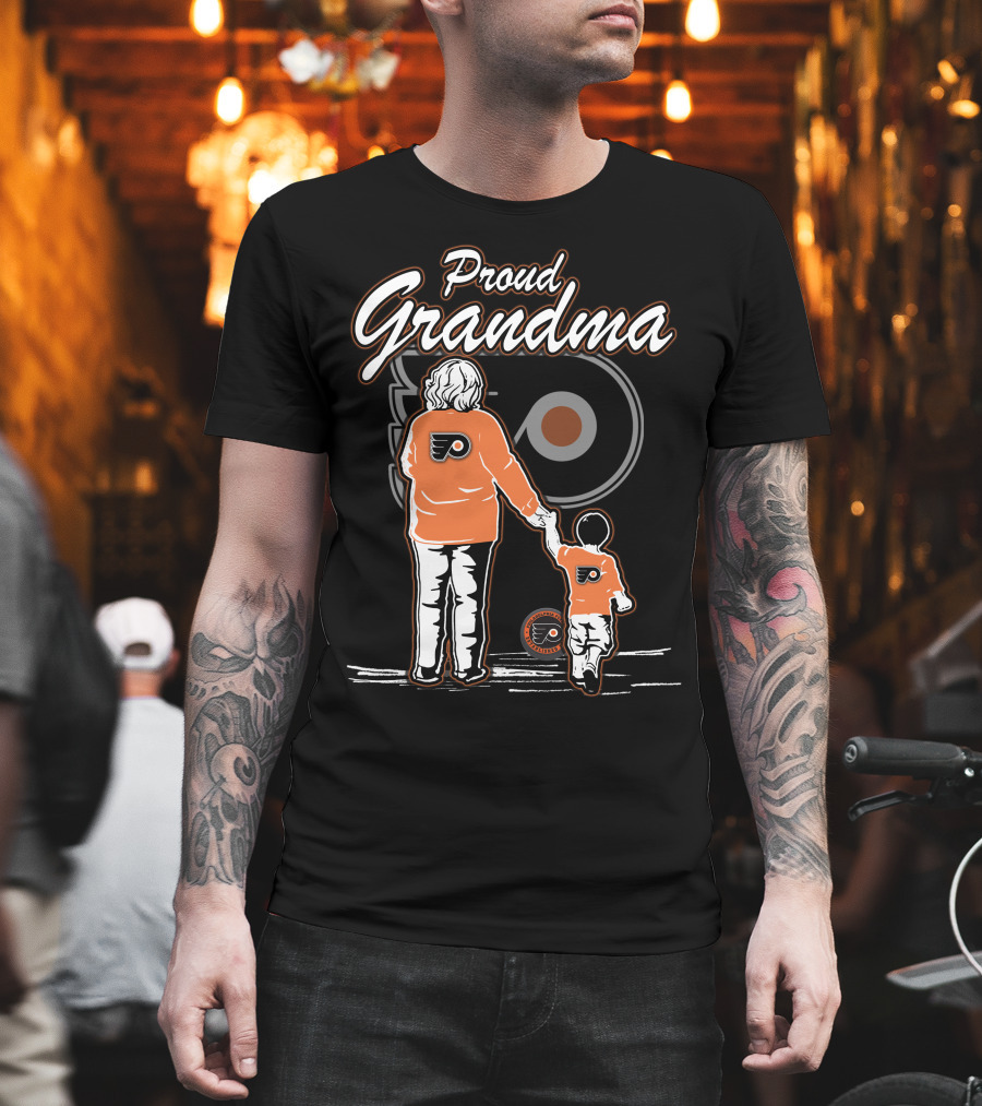 Proud Grandma Philadelphia Flyers NHL T-Shirt