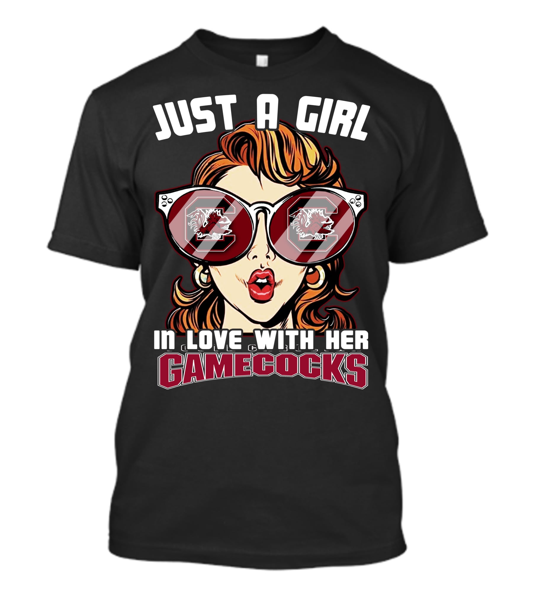 Just A Girl In Love With Her Gamecocks T-Shirt
