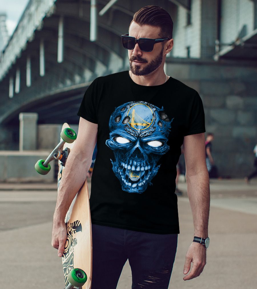 Skull Golden State Warriors NBA T-Shirt