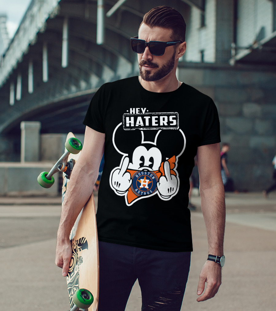Hey Haters Mick Houston Astros T-Shirt