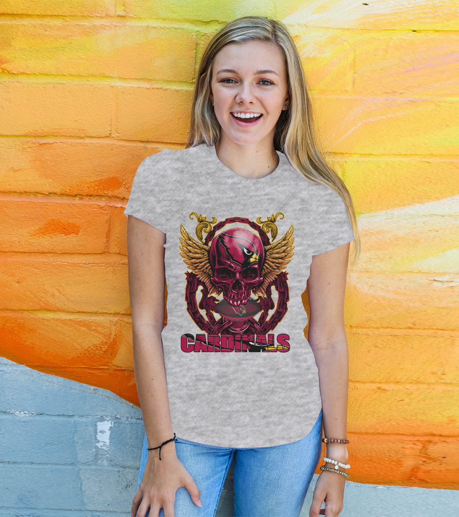 Cardinals Skullfb Arizona Cardinals T-Shirt