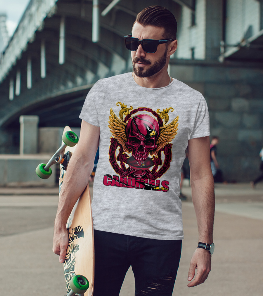 Cardinals Skullfb Arizona Cardinals T-Shirt