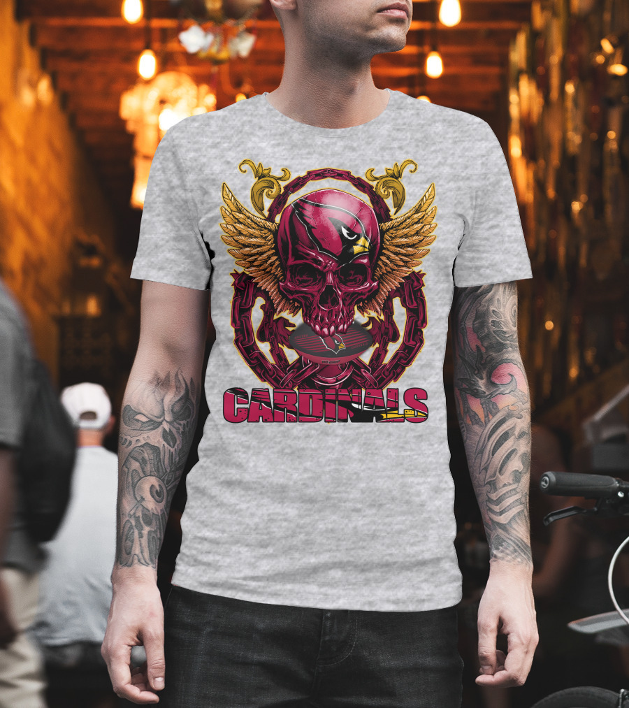 Cardinals Skullfb Arizona Cardinals T-Shirt