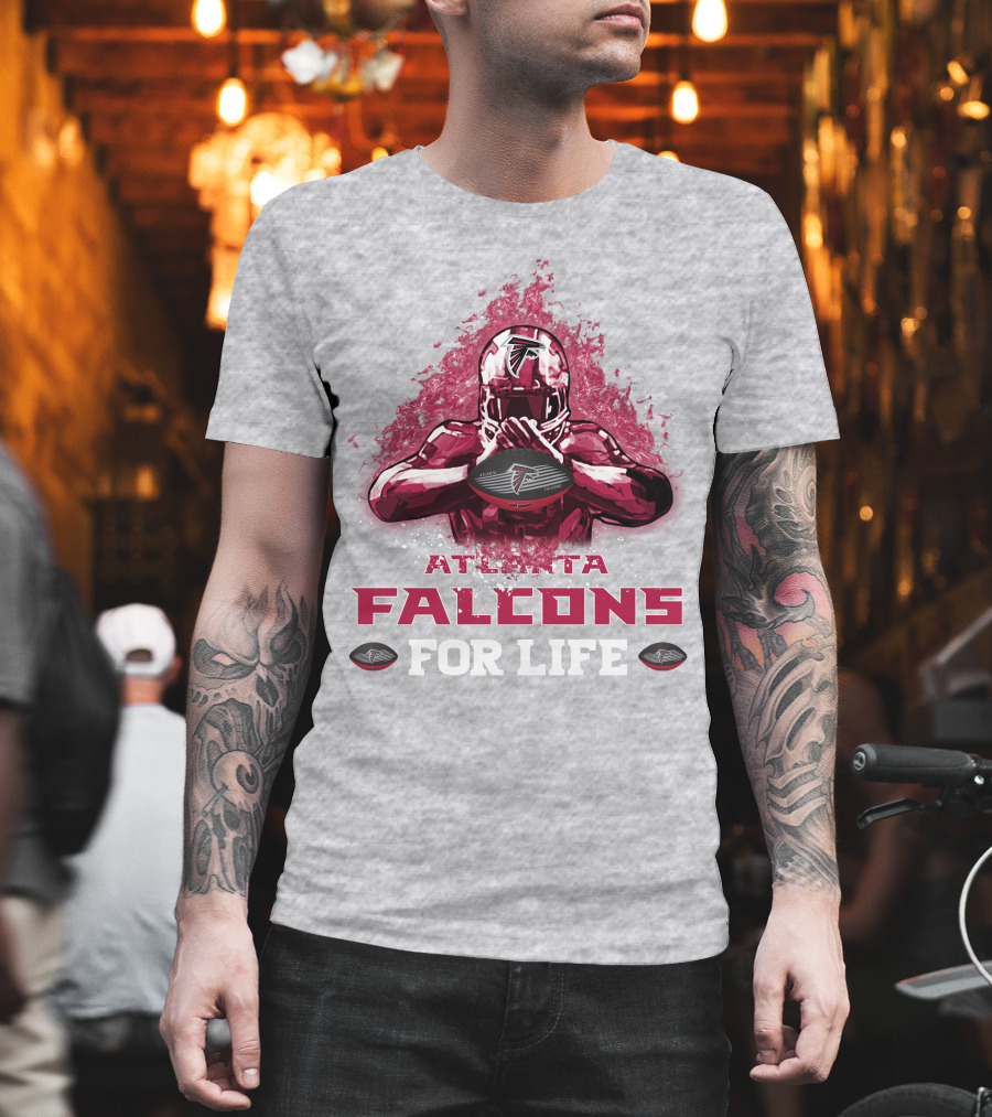 Atlanta Falcons For Life Football Player Armor T-Shirt