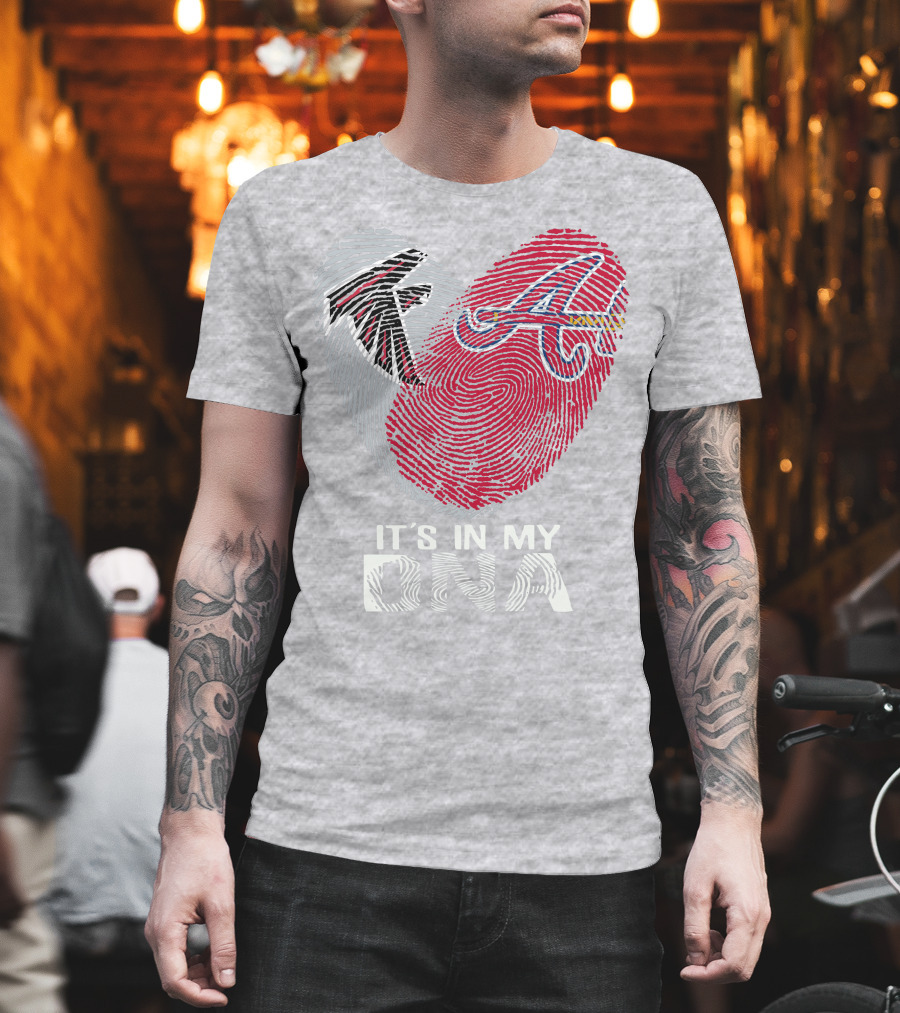 Atlanta Falcons Braves It's In My Dna T-Shirt