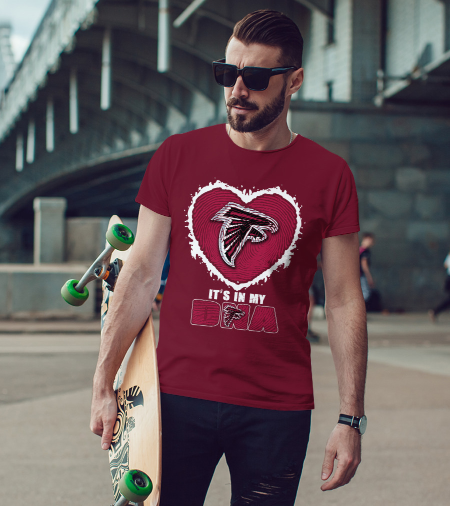 Atlanta Falcons Heart It's In My Dna T-Shirt