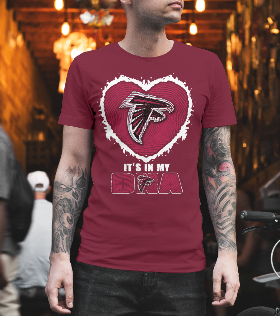 Atlanta Falcons Heart It's In My Dna T-Shirt