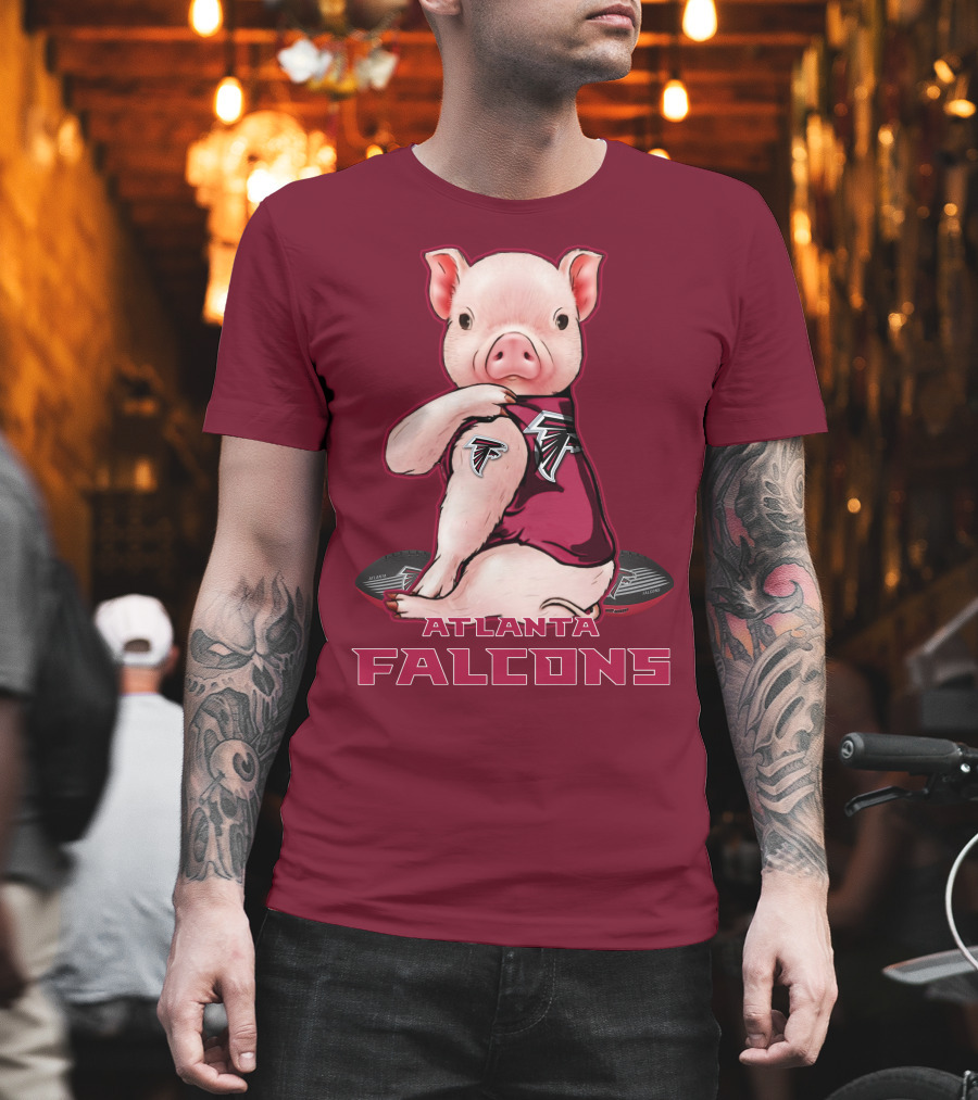Atlanta Falcons Pig Mascot T-Shirt
