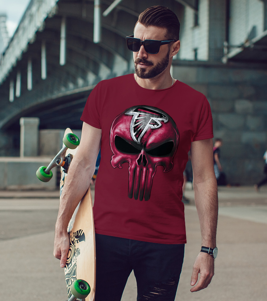 Atlanta Falcons Skull T-Shirt