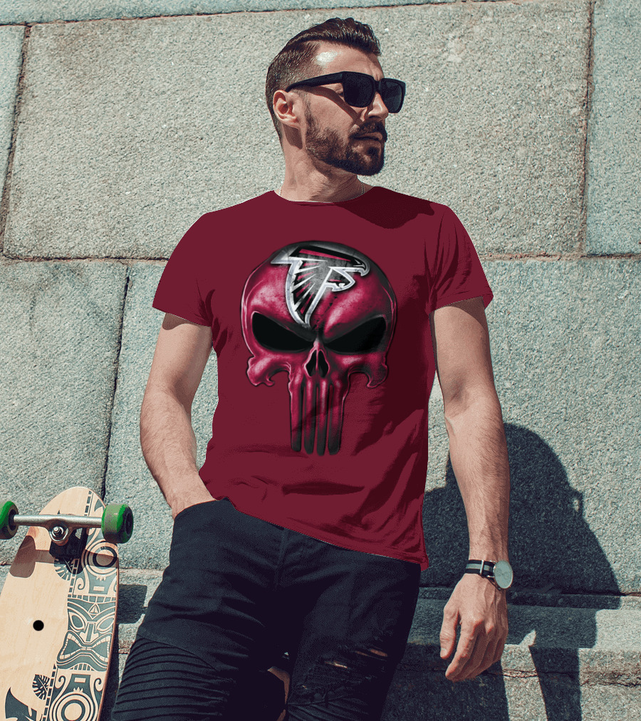 Atlanta Falcons Skull T-Shirt