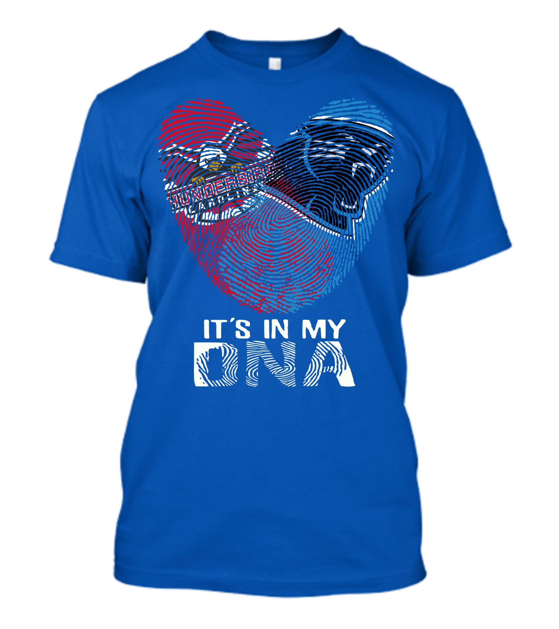 Carolina Panthers Tampa Bay Buccaneers It's In My Dna T-Shirt
