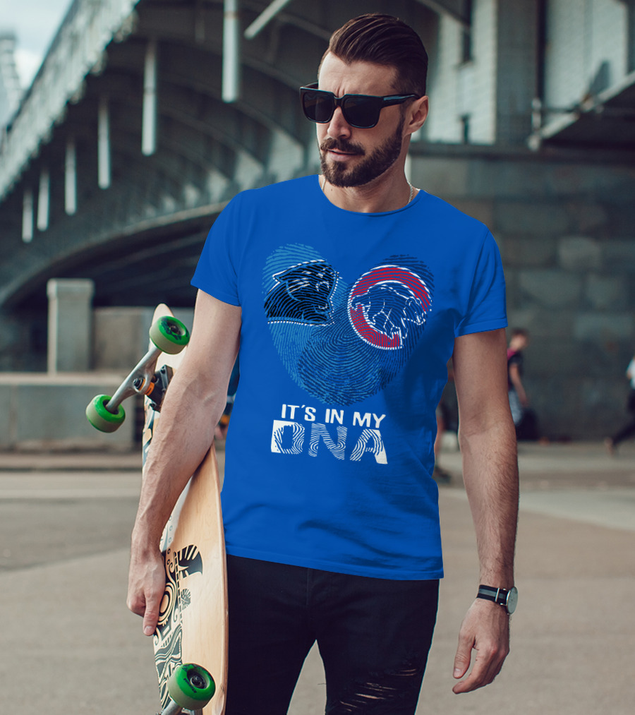 Carolina Panthers Buffalo Bills It's In My Dna T-Shirt