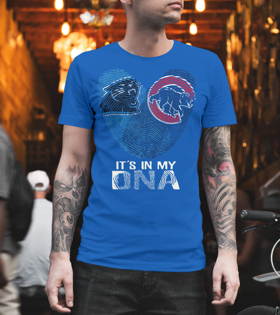 Carolina Panthers Buffalo Bills It's In My Dna T-Shirt