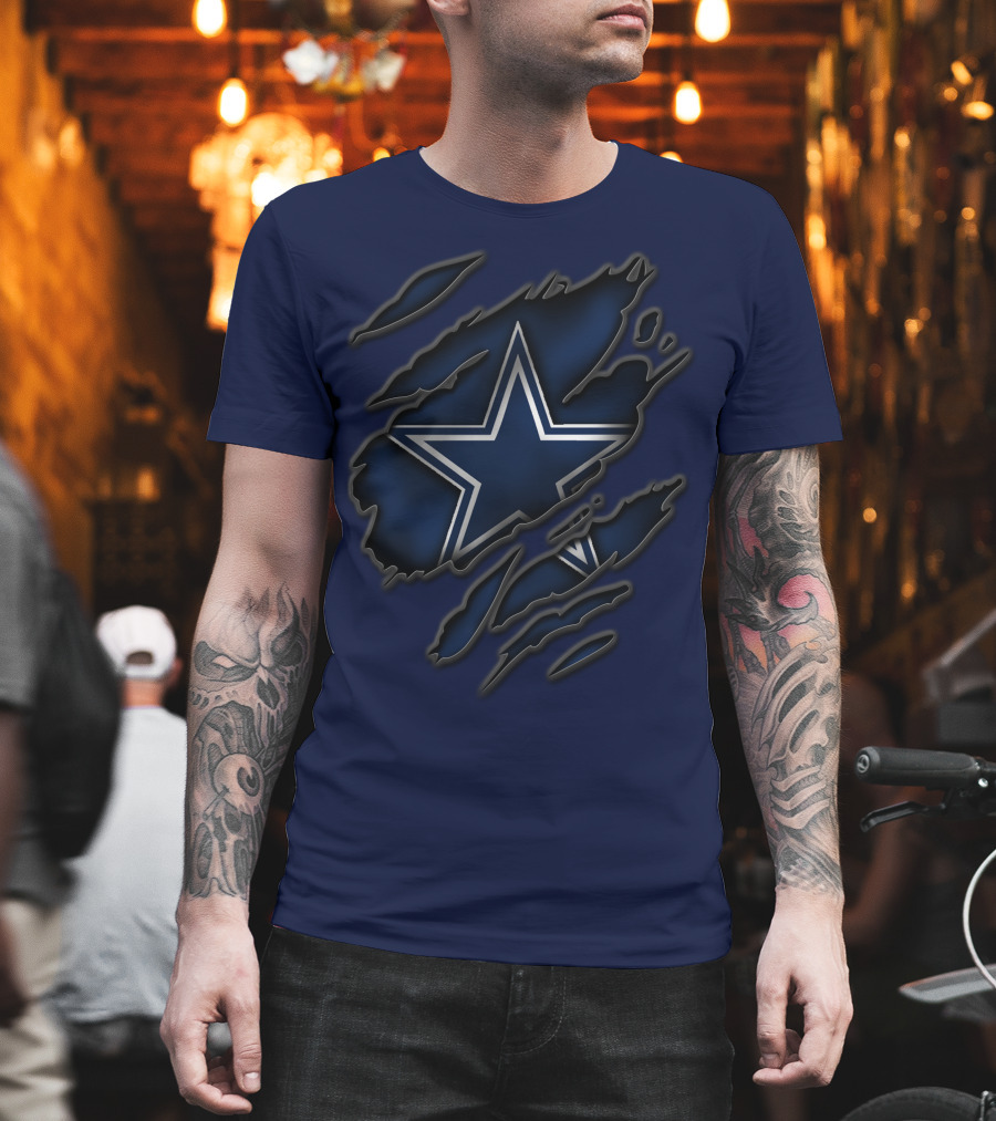 Torn Dallas Cowboys Star T-Shirt