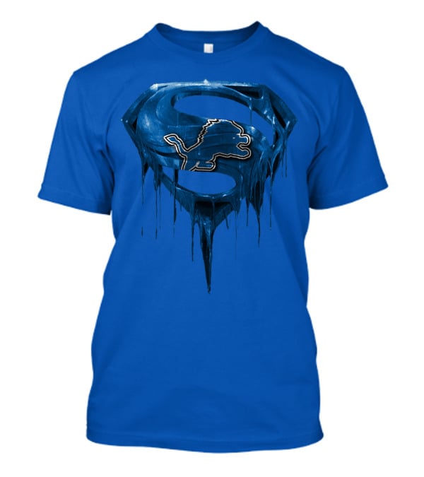 Detroit Lions Superman Symbol Spm T-Shirt
