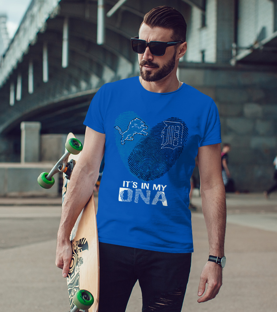 Detroit Lions Heart It's In My Dna T-Shirt