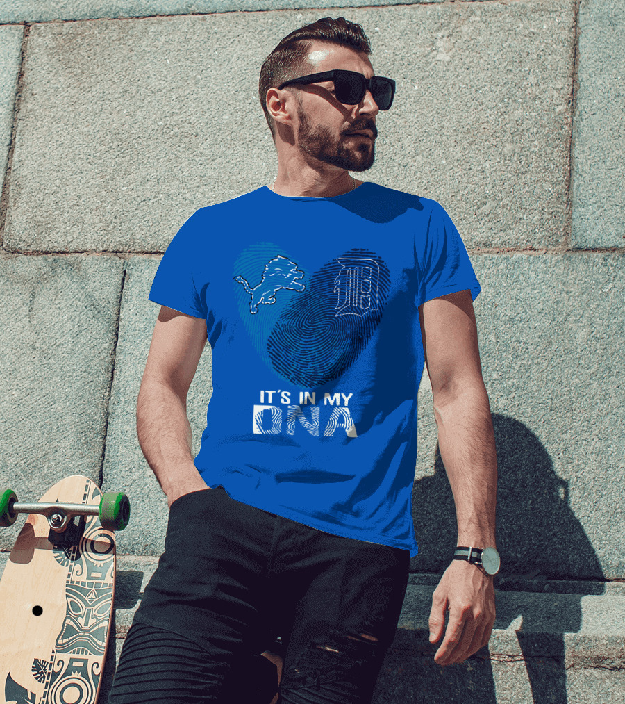 Detroit Lions Heart It's In My Dna T-Shirt