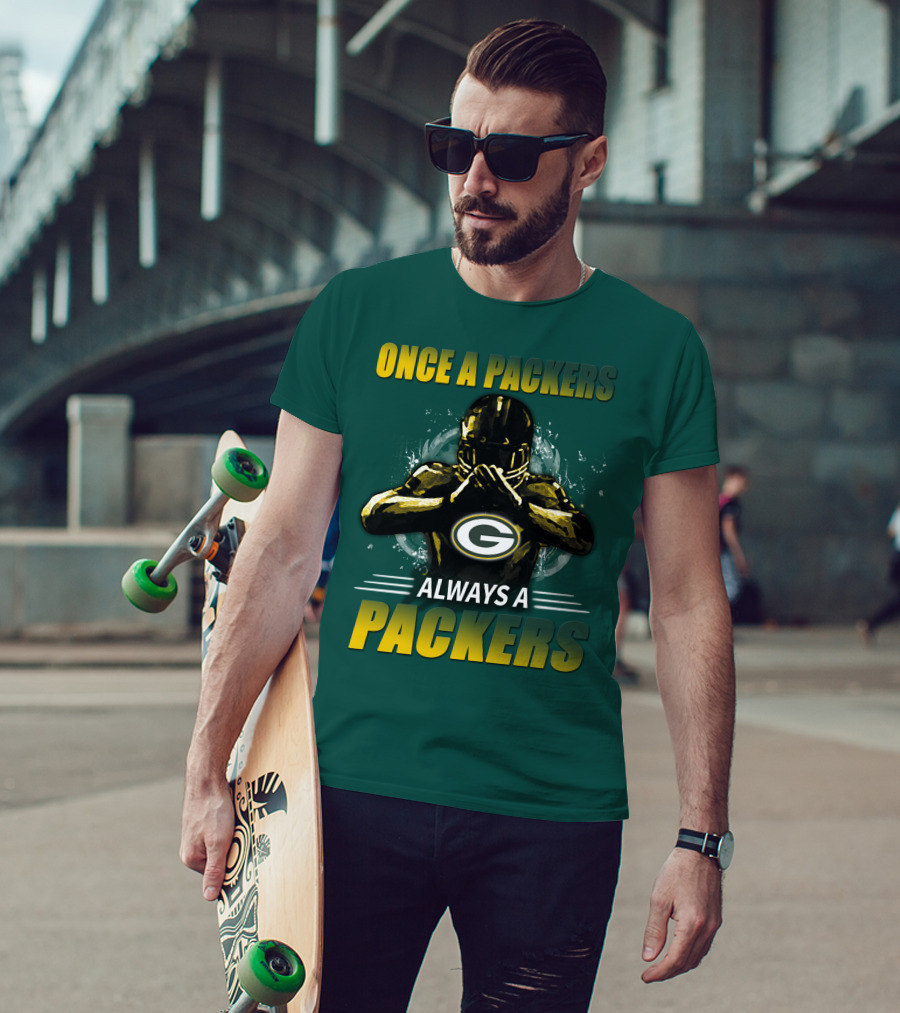 Once A Packers Always A Packers Green Bay Packers 38 T-Shirt