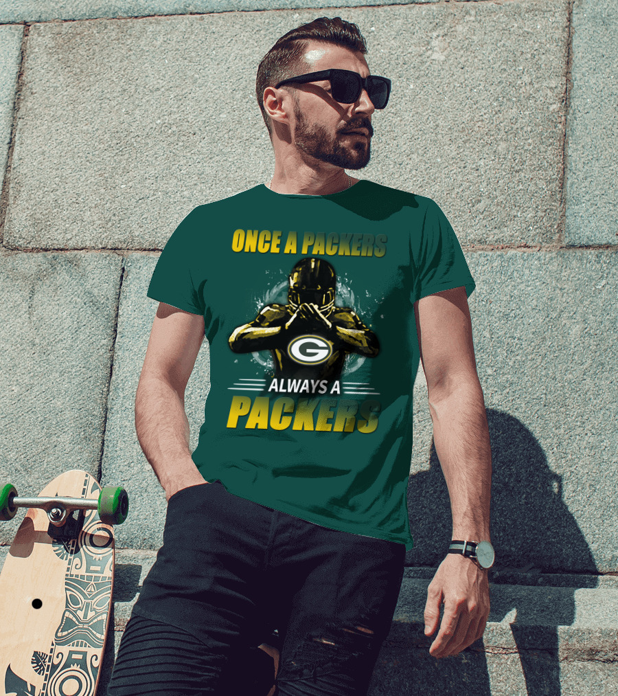 Once A Packers Always A Packers Green Bay Packers 38 T-Shirt