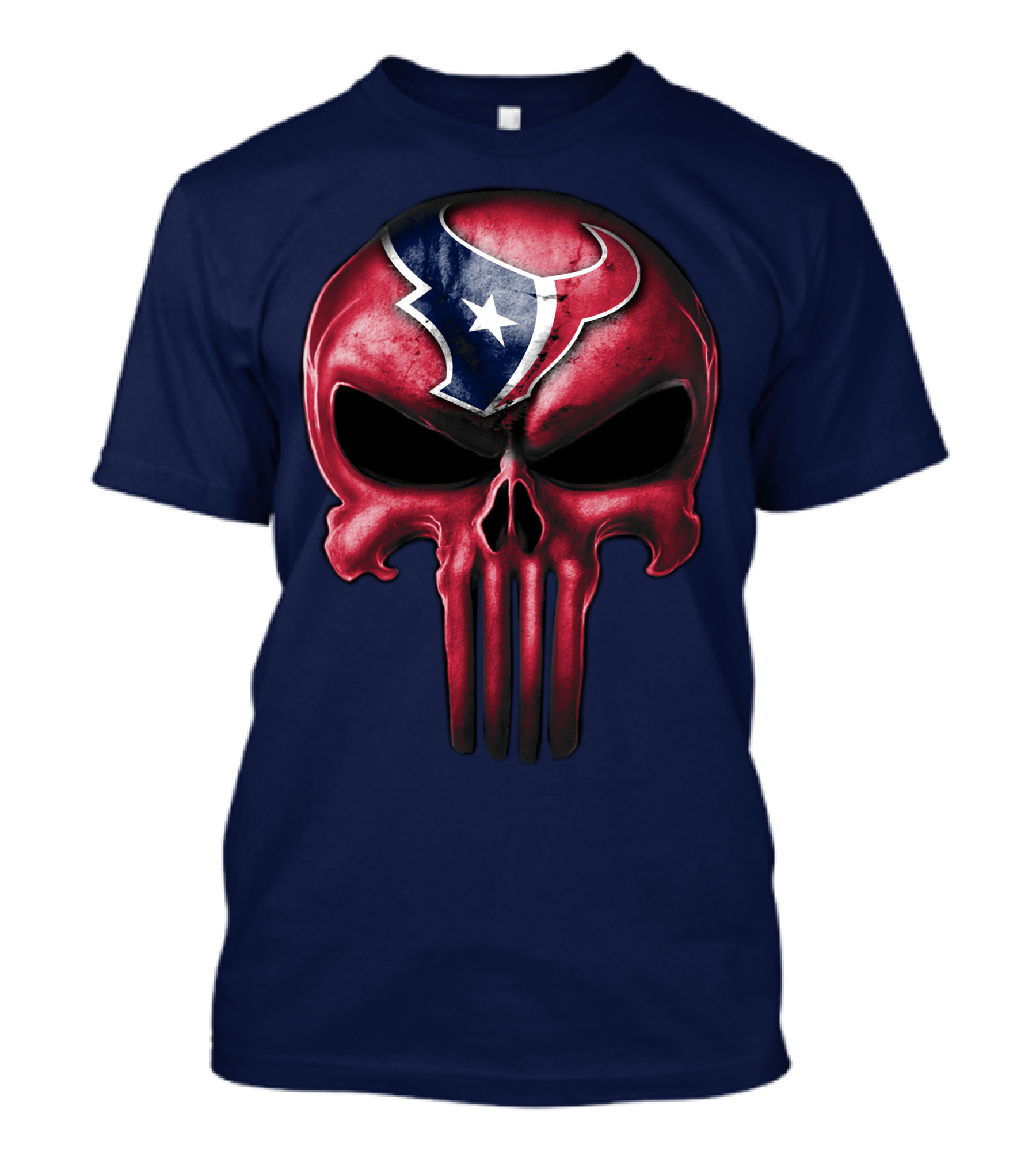 Punisher Skull Houston Texans T-Shirt