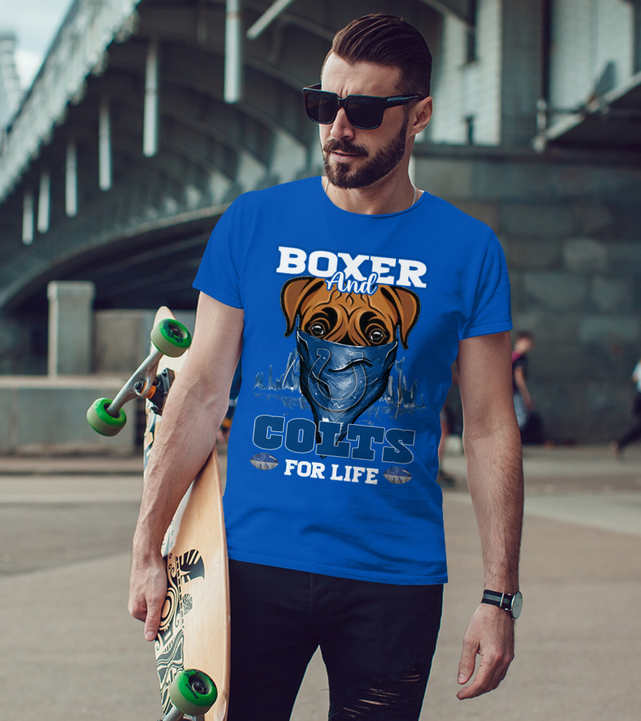 Boxer And Colts For Life T-Shirt