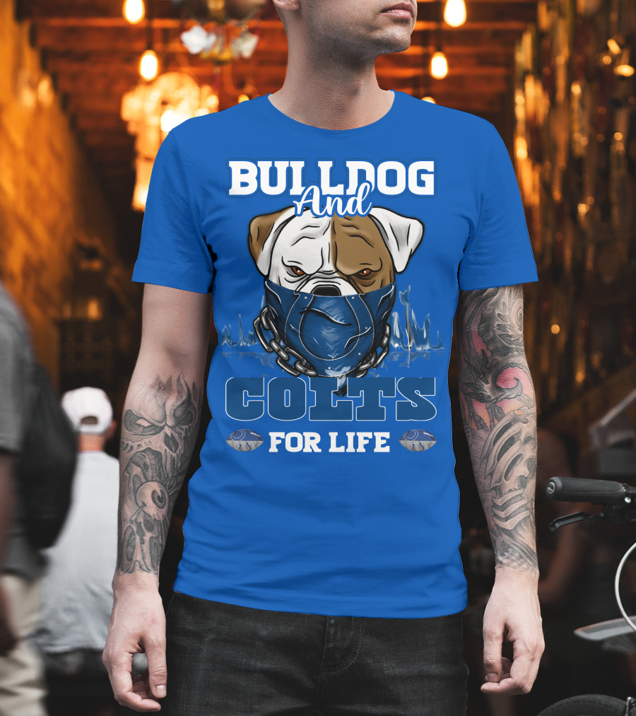 Bulldog and Colts for Life T-Shirt