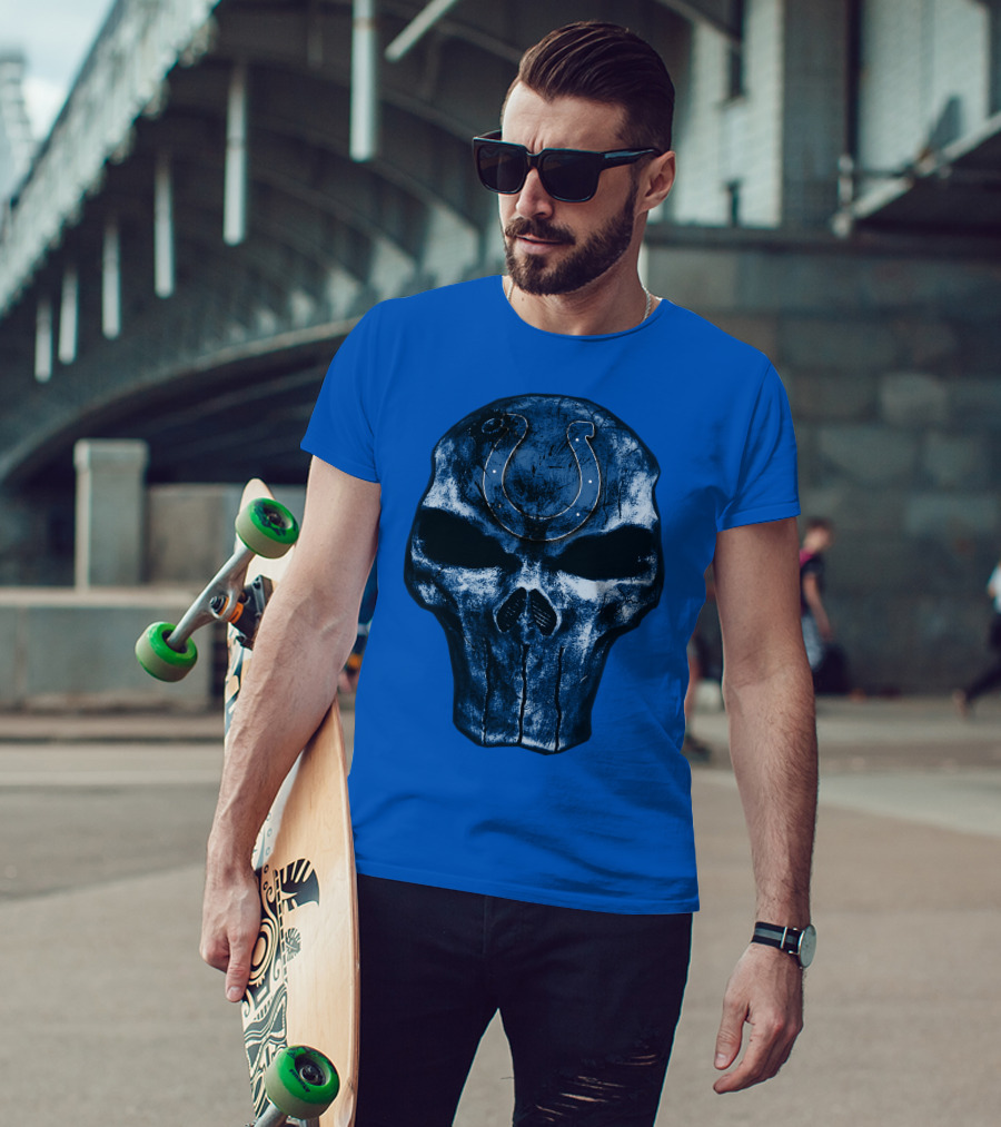 Skull Indianapolis Colts T-Shirt