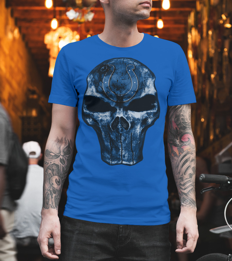 Skull Indianapolis Colts T-Shirt