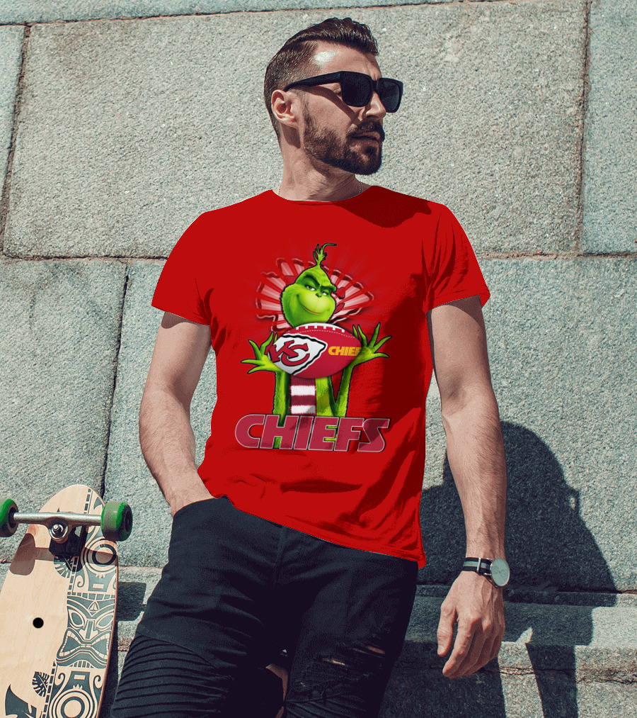 Grinch Chiefs Football KC T-Shirt