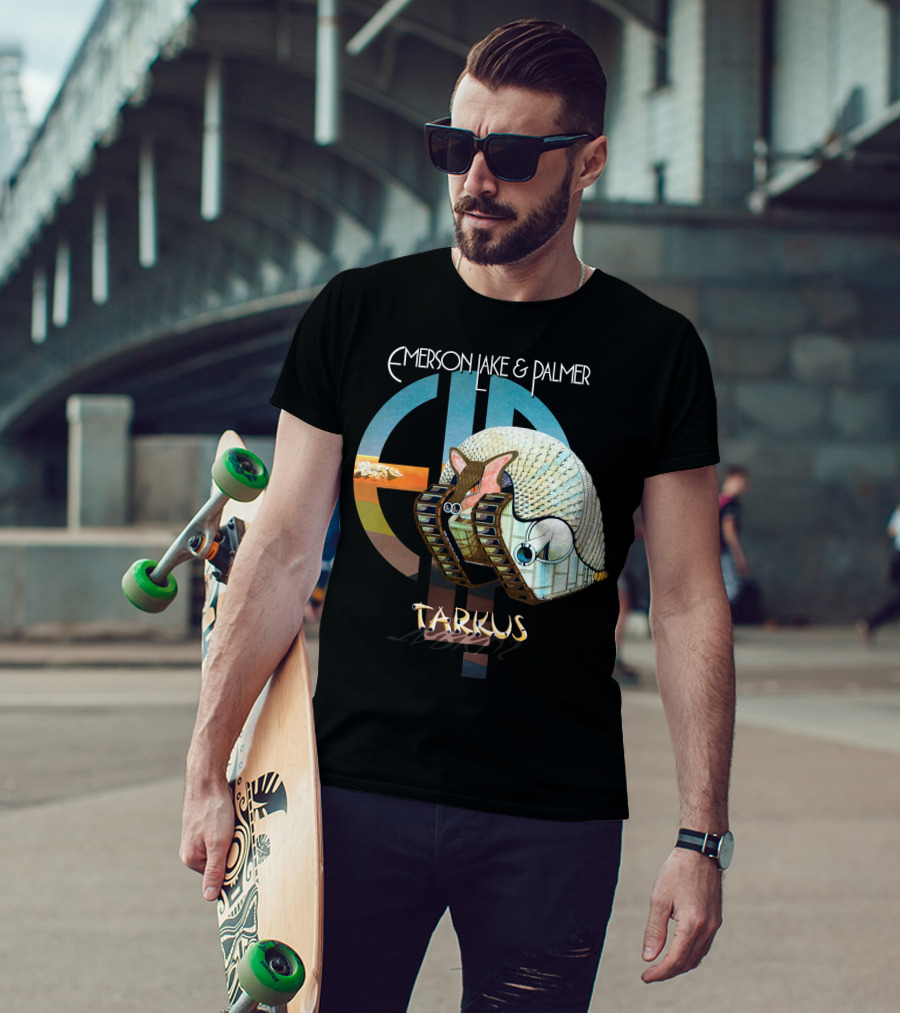 Emerson Lake And Palmer Tarkus Armadillo Tank T-Shirt