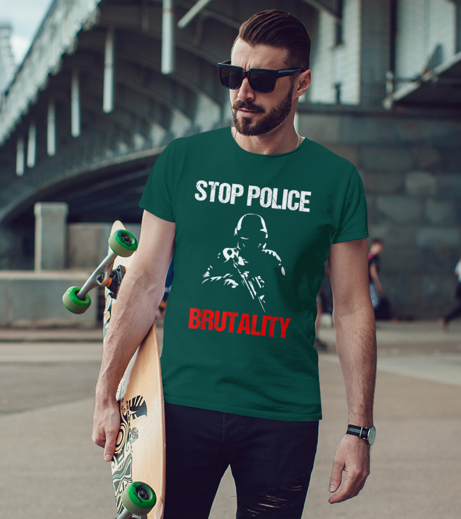 STOP POLICE BRUTALITY Violence Cop T-Shirt