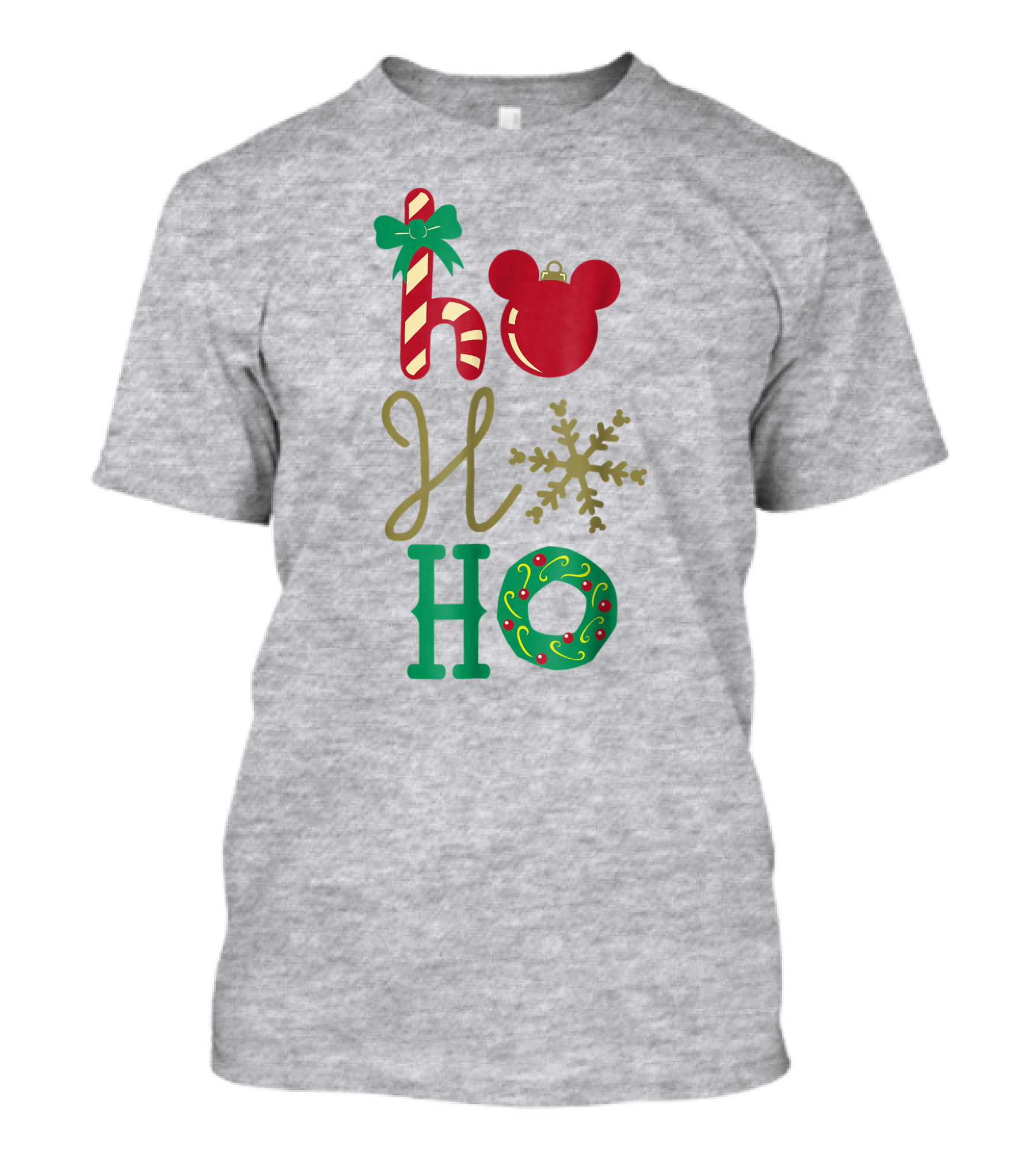 Disney Christmas Mickey Mouse Ho Ho Ho T-Shirt