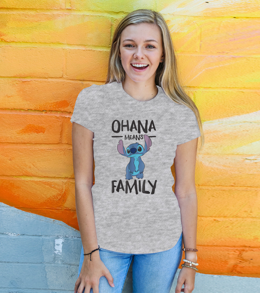 Ohana Means Family Stitch Disney T-Shirt