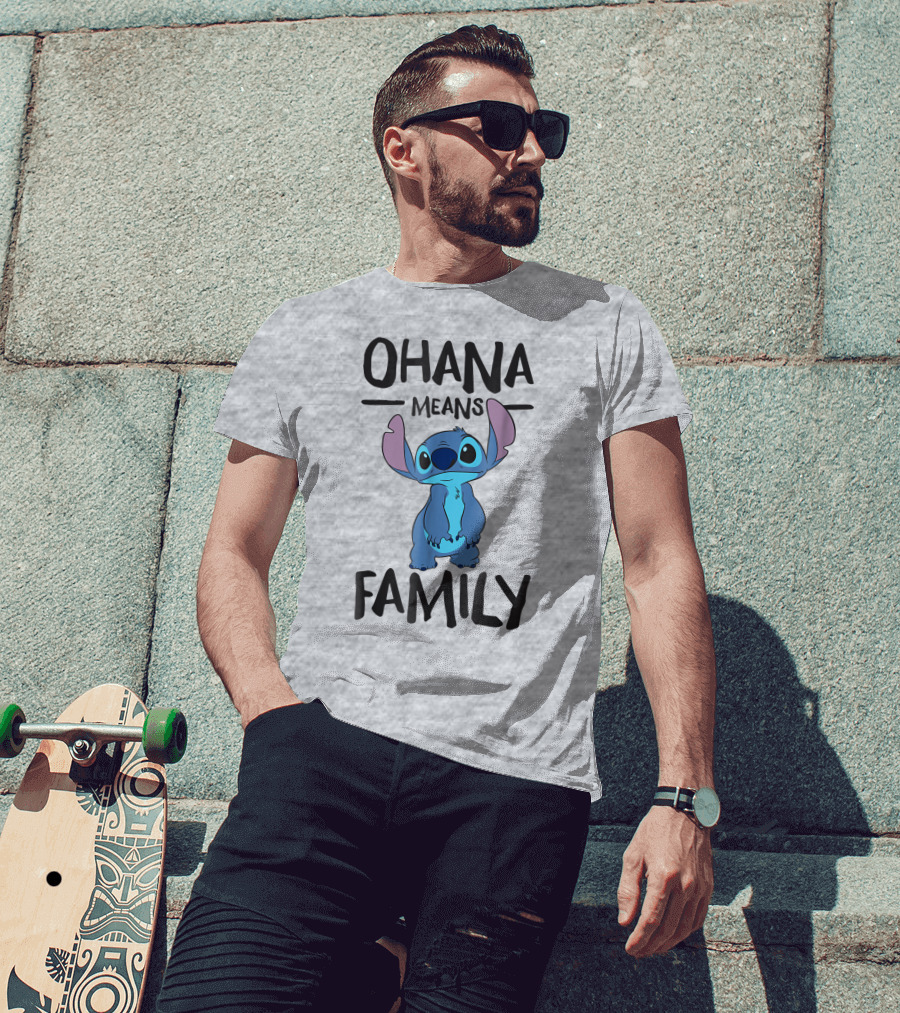 Ohana Means Family Stitch Disney T-Shirt