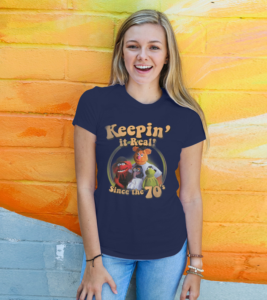 Keepin It Real Muppets Since The 70s Funny Cartoon T-Shirt
